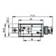 Telegärtner Boîtier adaptateur BNC-BNC (M-F) 50 Ohms