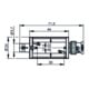 Telegärtner Boîtier adaptateur BNC-BNC (M-F) 50 Ohms