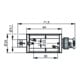 Telegärtner Boîtier adaptateur BNC-BNC (M-F) 50 Ohms
