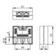 Telegärtner Boîtier de connexion rws VAD8/8 Comp-S, fermé 100022997