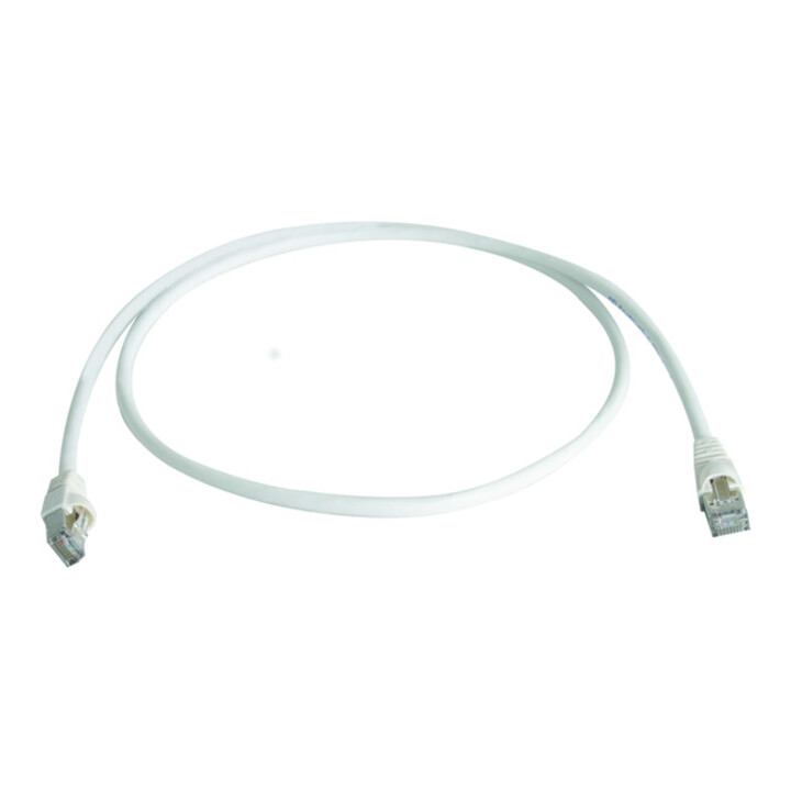 Telegärtner Câble de raccordement S/FTP 6A blanc 1,0 m 100007991