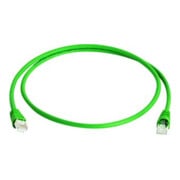 Telegärtner Câble de raccordement S/FTP Cat 6A vert 1,0 m 100007974-1