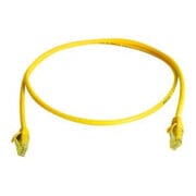Telegärtner Câble de raccordement U/UTP Cat.6 2,0 m jaune, MP8 250, LSZH, 1:1 100008321-1