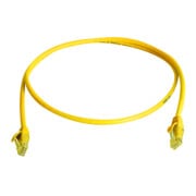 Telegärtner Câble de raccordement U/UTP Cat.6 2,0 m jaune, MP8 250, LSZH, 1:1 100008321-2