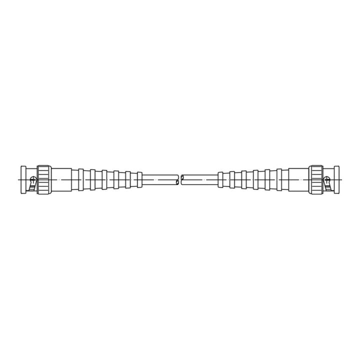 Telegärtner Câble HF BNC 50-1,0m 50 Ohm RG58C/U