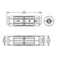 Telegärtner Connecteur de câble IP67 VM-Pro 8-8 Cl.FA 100007547