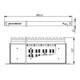 Telegärtner Connecteur de câble Multi 12x Cat.7, 19", RAL7035 12xVM8-8