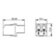 Telegärtner Coupleur de passage LC-Duplex MM+SM 100007143