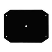 Telegärtner Couvercle pour cassette de fusion 162×120×1mm 100017559-1