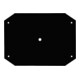 Telegärtner Couvercle pour cassette de fusion 162×120×1mm 100017559