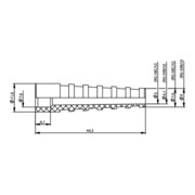 Telegärtner Manchon de protection coudé pour BNC mâle pour RG59, noir 100001194-2