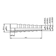 Telegärtner Manchon de protection coudé pour BNC mâle pour RG59, noir 100001194-4