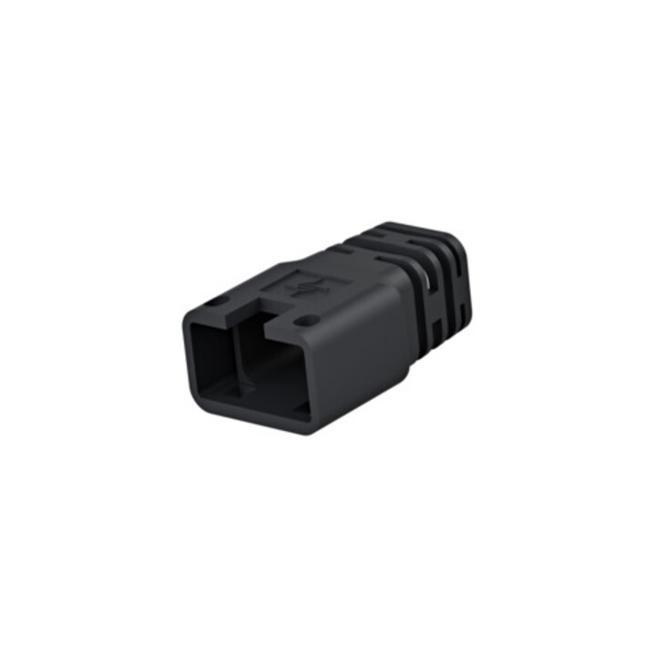 Telegärtner Manchon de protection coudé pour prise RJ45, noir 100001166