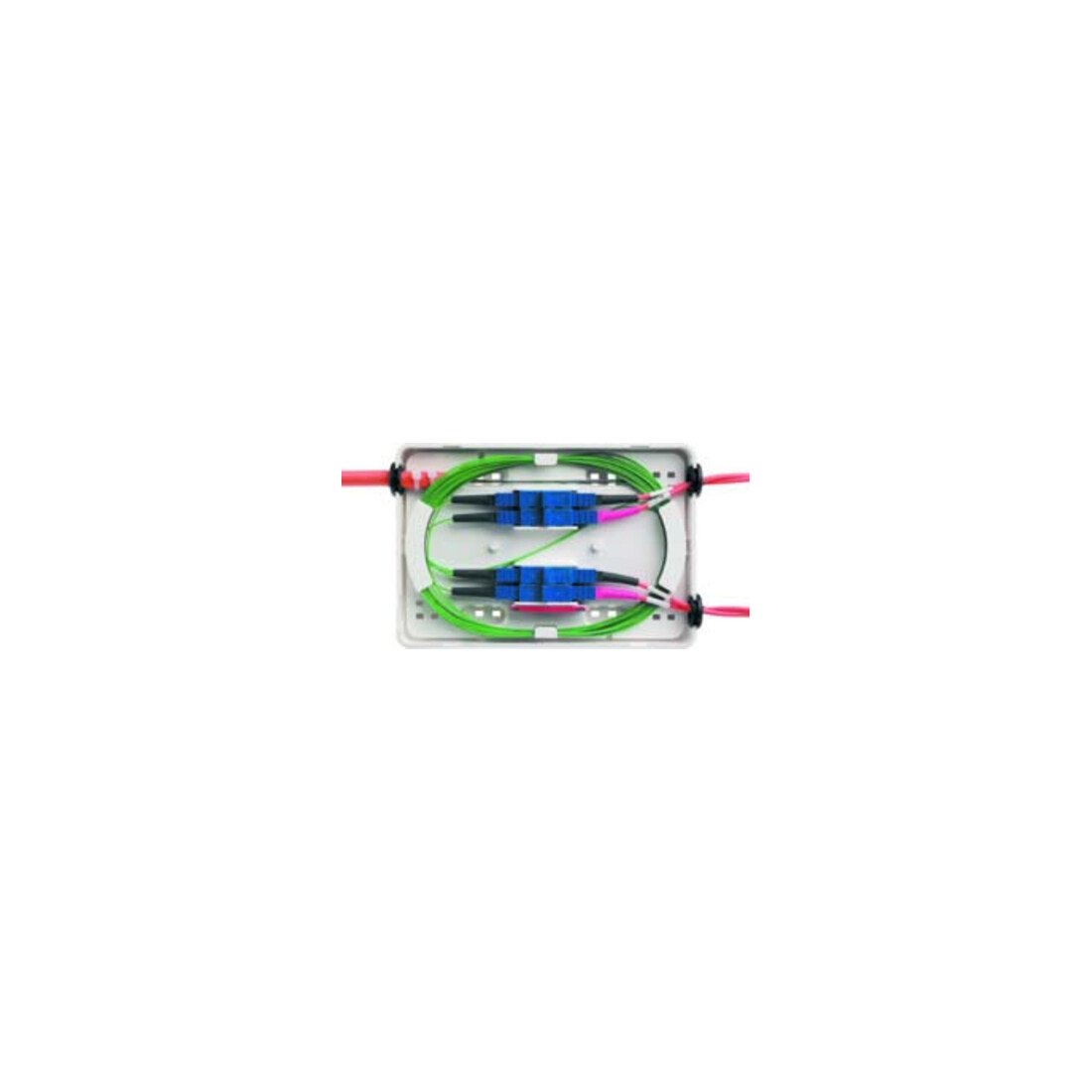 Telegärtner Micro-boîte de fusion avec 1x boîte de fusion télé 100022200