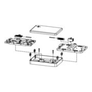 Telegärtner Micro-boîte de fusion avec 1x boîte de fusion télé 100022200-4