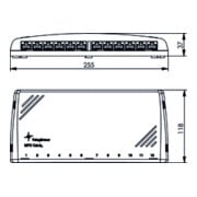 Telegärtner Mini-distributeur Cat6A MPD12-HS K apws 100006997-2
