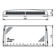 Telegärtner Mini-distributeur Cat6A MPD12-HS K apws 100006997-4