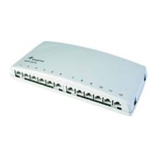 Telegärtner Mini-distributeur Cat6A MPD12-HS RAL7035 100006998