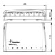 Telegärtner Mini-distributeur vide MPD8 apws TH35 100021392