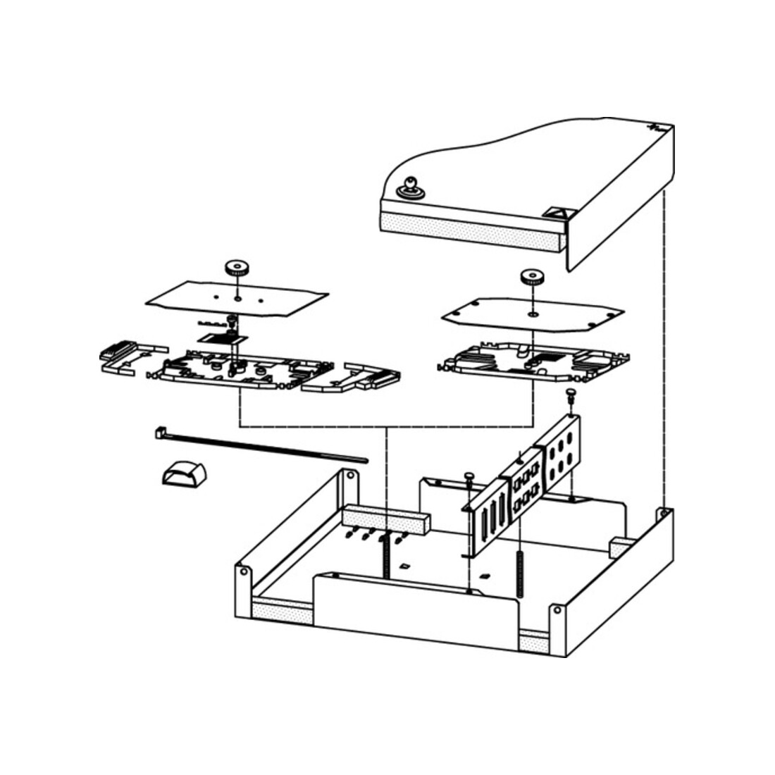 Telegärtner Mini-répartiteur mural FO H × I × P 320x280x54mm 100022178