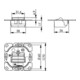 Telegärtner Module d’encastrement 1-/2-fach UP/0 BR pour programme d’interrupteurs 100021426