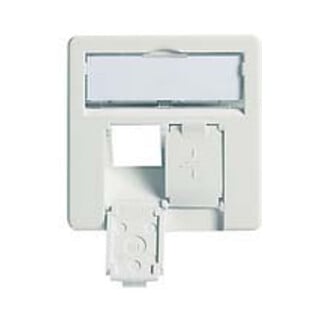 Telegärtner Plaque centrale complète 50x50 avec support pour AMJ45 8/8UP/0 100020622