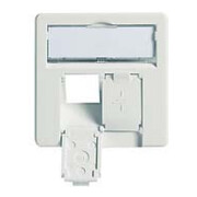 Telegärtner Plaque centrale complète 50x50 avec support pour AMJ45 8/8UP/0 100020622-1