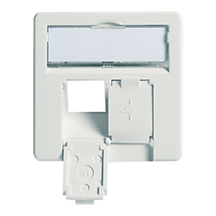 Telegärtner Plaque centrale complète 50x50 avec support pour AMJ45 8/8UP/0 100020622