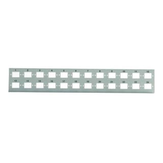 Telegärtner Plaque de distribution pour 24 raccords ST 100021482