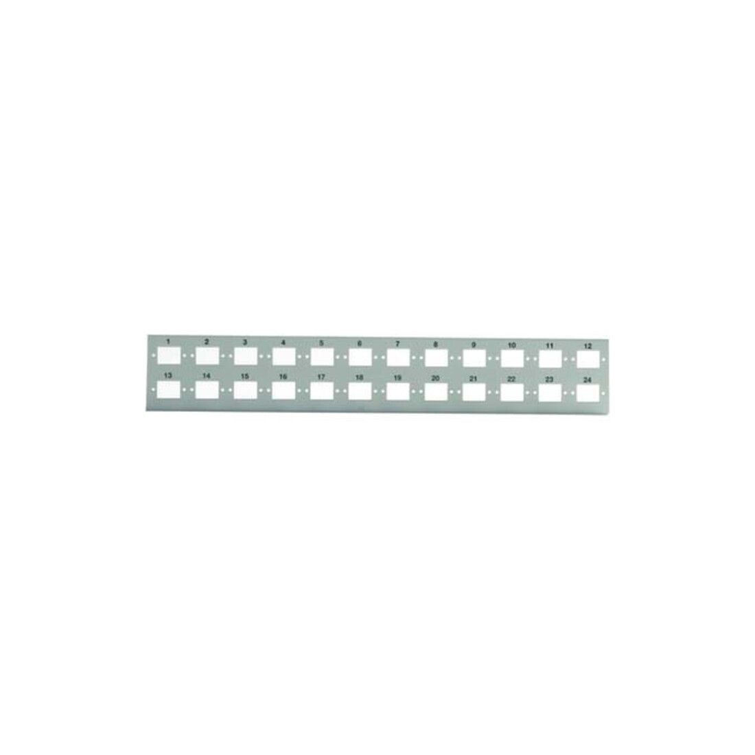 Telegärtner Plaque de distribution pour 24 raccords ST 100021482