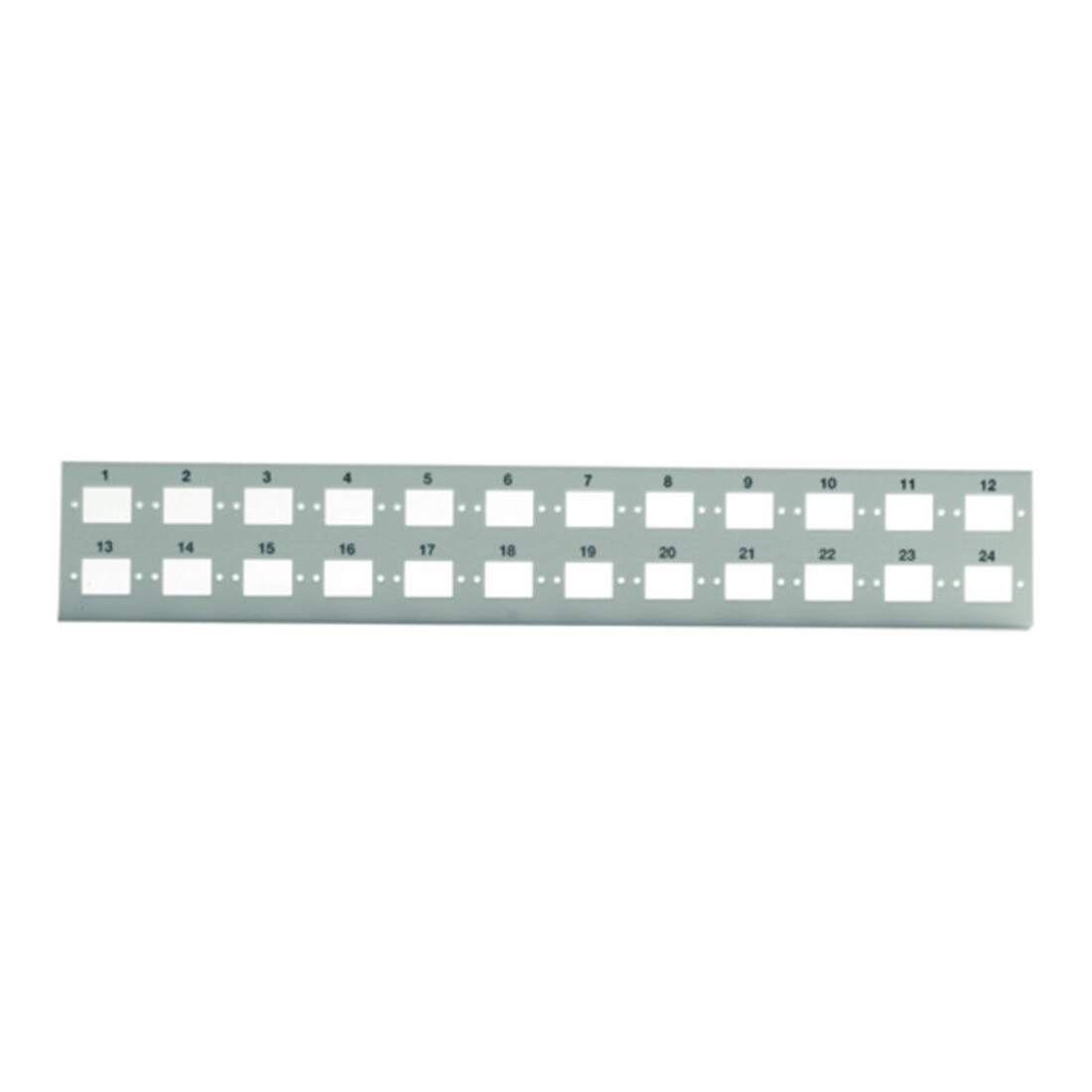 Telegärtner Plaque de distribution pour 24 raccords ST 100021482