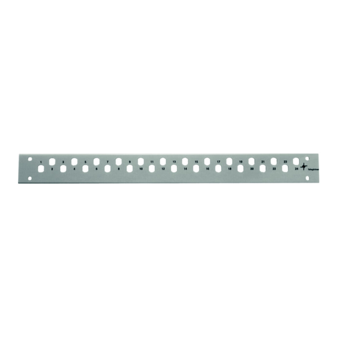 Telegärtner Plaque frontale 1U, 24 LC-D 100021593