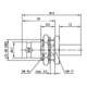 Telegärtner Prise encastrable BNC 75 Ohm RG 59B/U(G2) 100023562