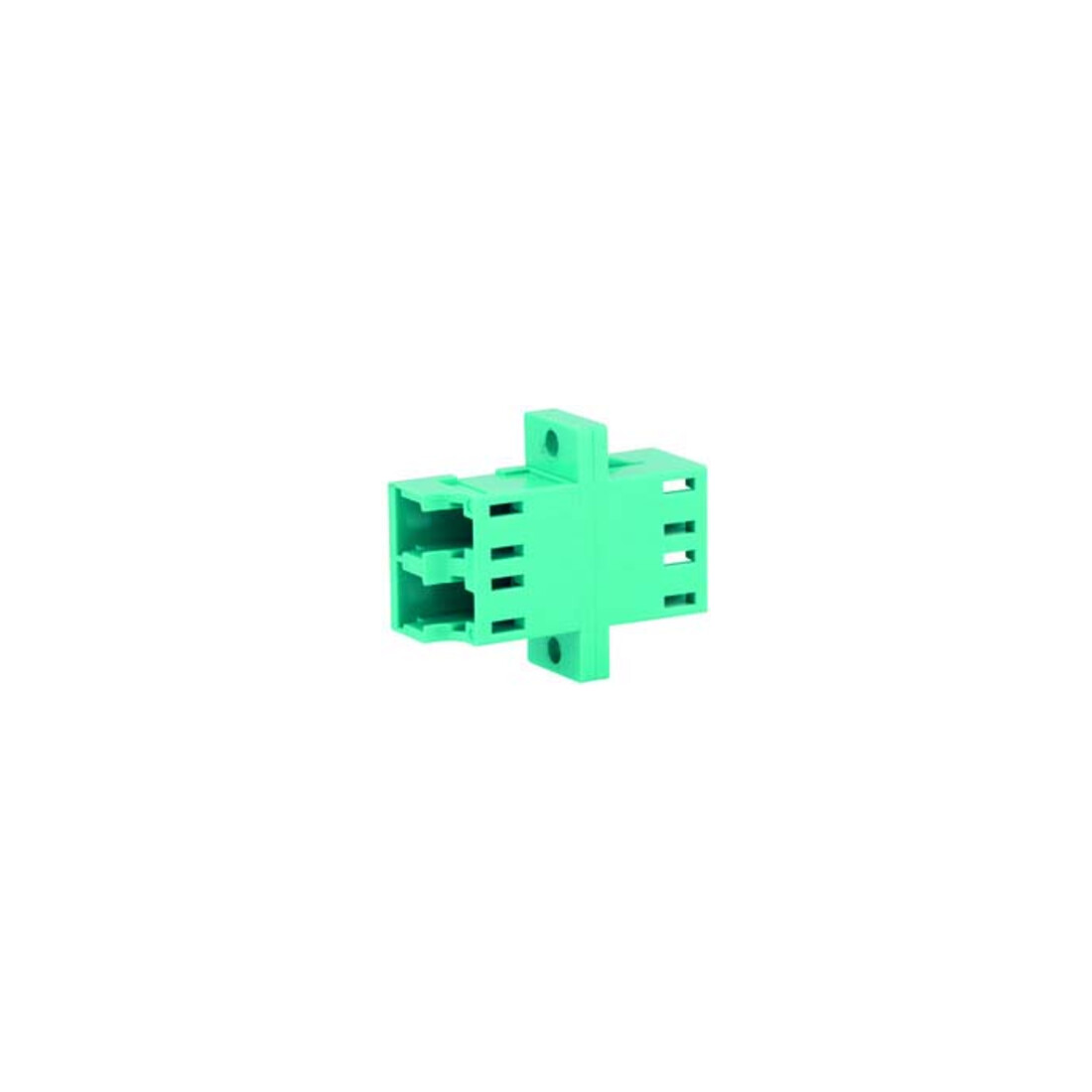 Telegärtner Raccord LC-Duplex à bride turquoise avec manchon bronze 100007158