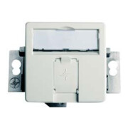 Telegärtner Support de module 1 voie encastré/50 aws vide pour BR 100021415-1