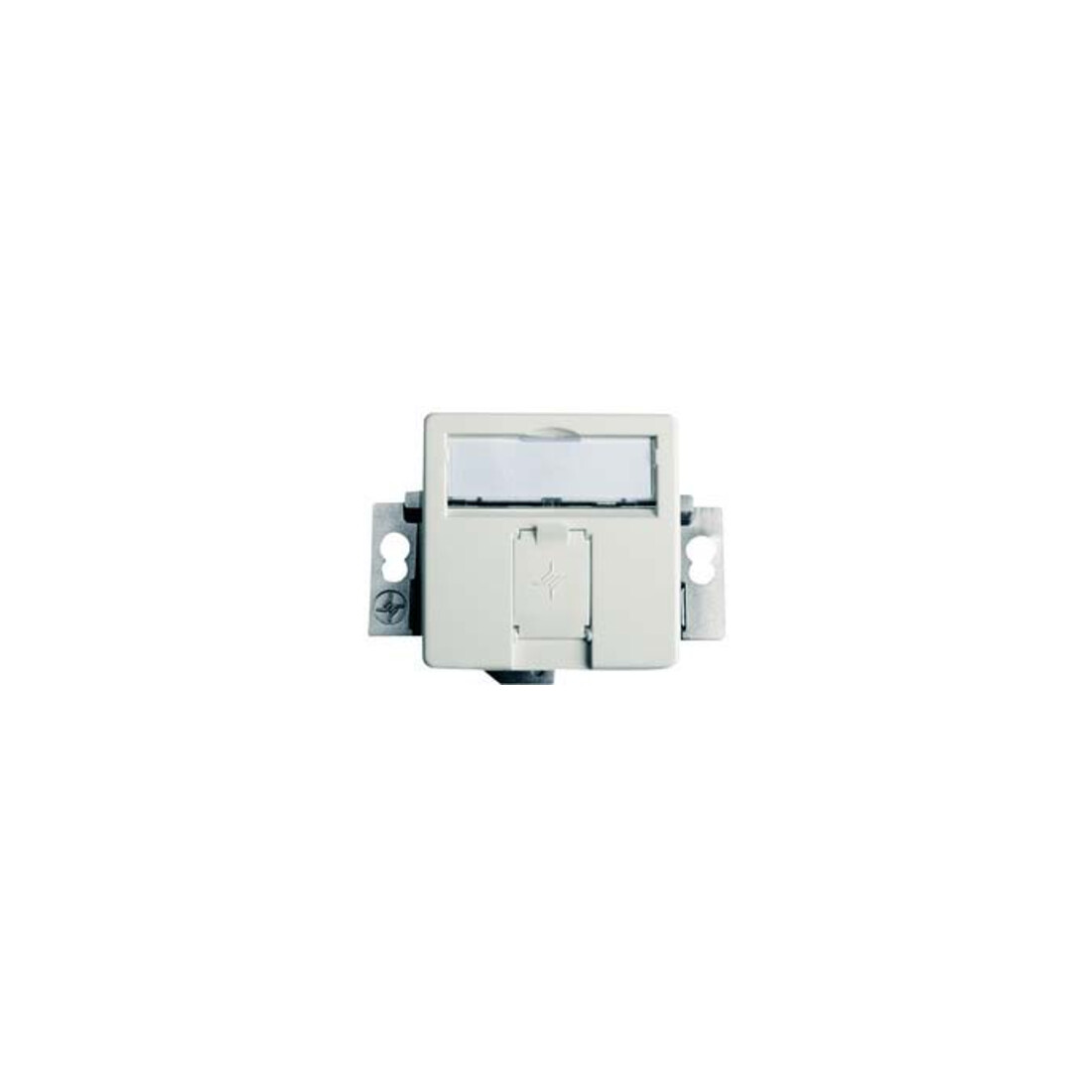 Telegärtner Support de module 1 voie encastré/50 aws vide pour BR 100021415