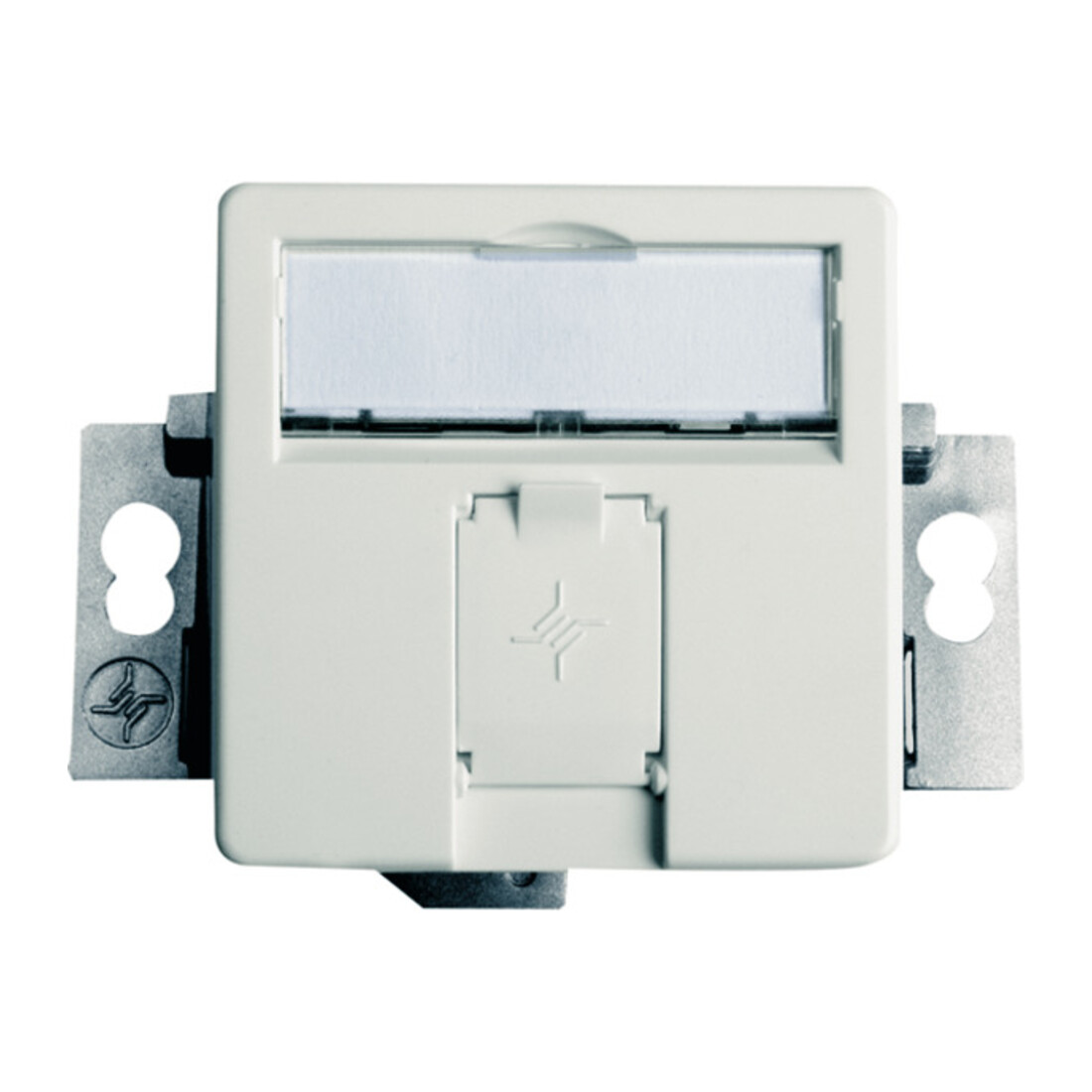 Telegärtner Support de module 1 voie encastré/50 aws vide pour BR 100021415