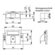 Telegärtner Support de module 1 voie encastré/50 aws vide pour BR 100021415