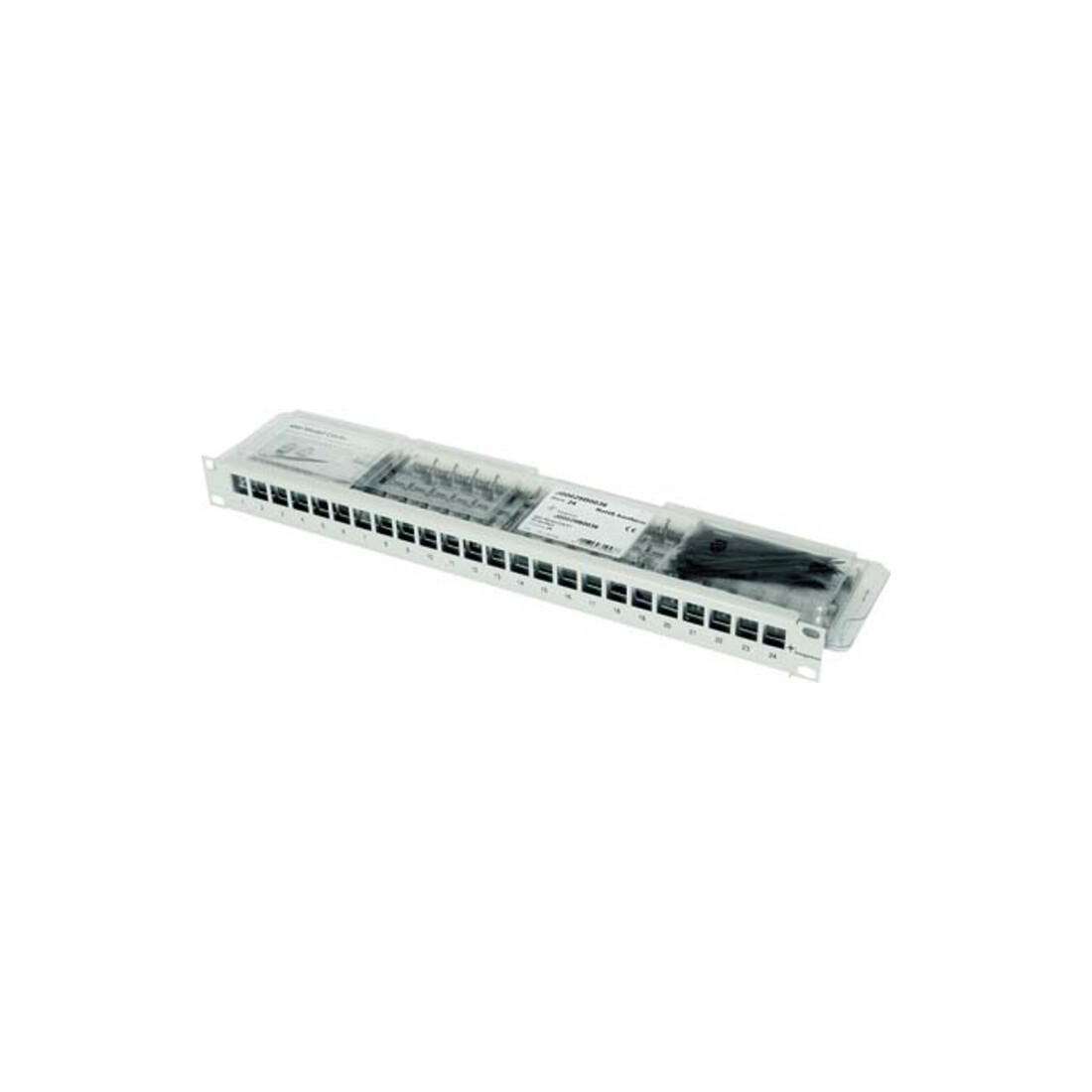 Telegärtner Support de module 1U avec 24 modules AMJ 100007029