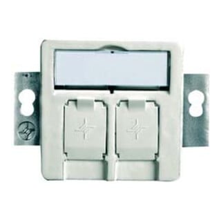 Telegärtner Support de module 2 fois encastré/50 aws vide pour BR 100021416