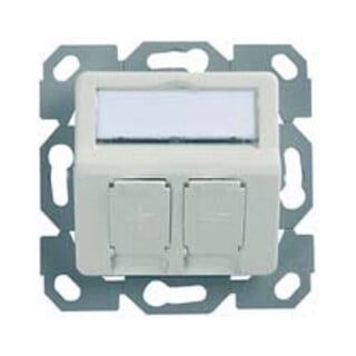 Telegärtner Support de module 2x encastré/50 aws en saillie 100021417