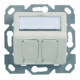 Telegärtner Support de module 2x encastré/50 aws en saillie 100021417