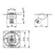 Telegärtner Support de module AMJ-S 1 voie encastré/0flex Cat6A T568B 100022969