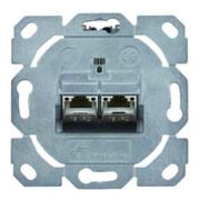Telegärtner Support de module AMJ-S double encastré/0flex Cat6A T568A 100022964-1