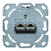 Telegärtner Support de module AMJ-S double encastré/0flex Cat6A T568A 100022964-2