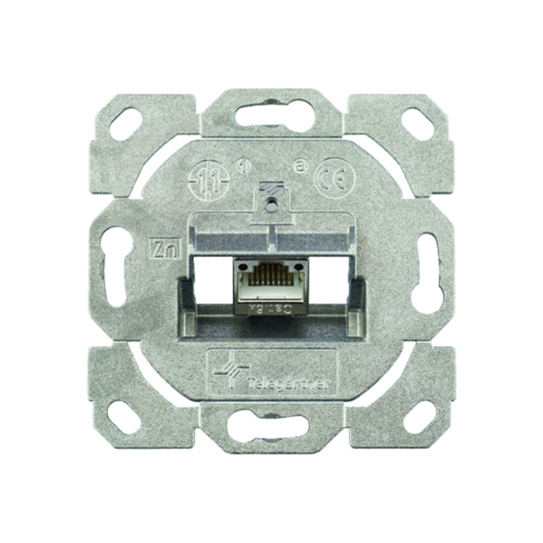 Telegärtner Support de module AMJ-S simple encastré/0flex Cat6A T568A 100022968
