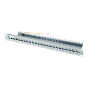 Telegärtner Support modulaire 19Z. 1U gris 24 ports AMJ/UMJ vide AMJ-Mod 24PP/ub-1