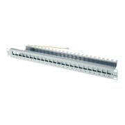 Telegärtner Support modulaire 19Z. 1U gris 24 ports AMJ/UMJ vide AMJ-Mod 24PP/ub-2