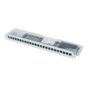 Telegärtner Support modulaire 19Z 1U gris avec 24x AMJ-S Cat6A 100007012-1