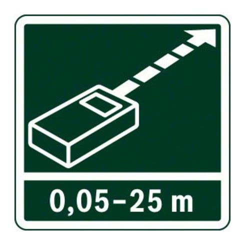 Télémètre laser numérique PLR 25 Bosch